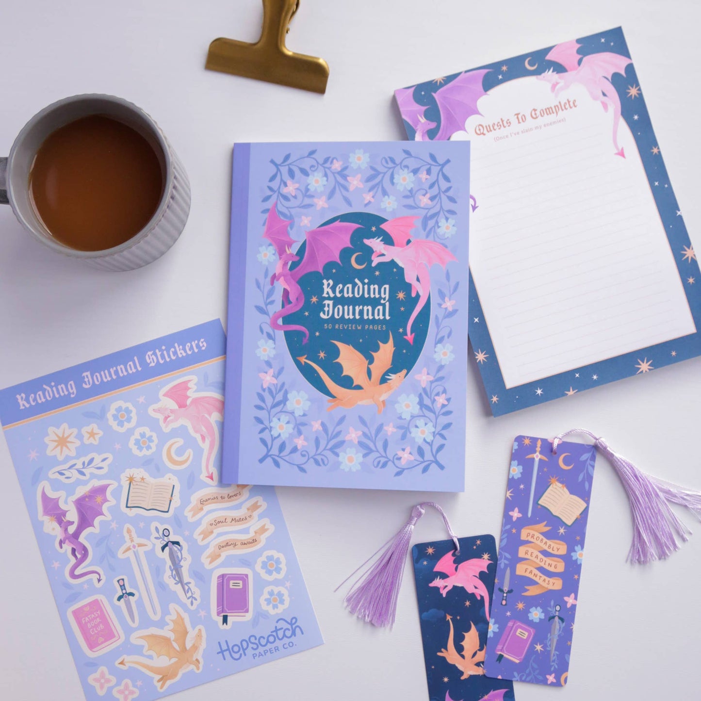 Dragon Notepad – Literature Stationery Gifts, Fantasy Books